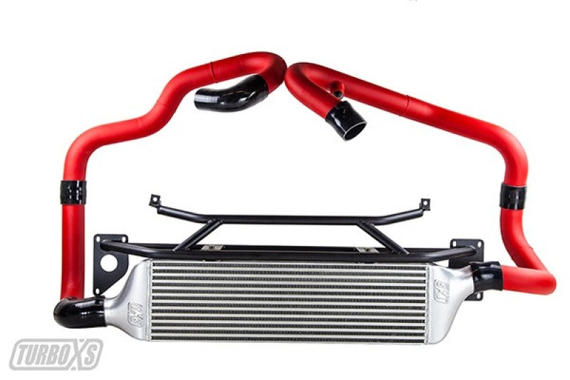 Turbo XS FMIC 2015-2017 Subaru STi - Wrinkle Red Pipes STI15-FMIC-RED STI15-FMIC-RED Photo - Primary