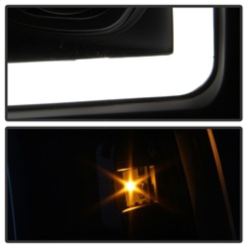 Spyder 99-04 Ford F250 Super Duty Projector Headlights - Light Bar - Black PRO-YD-FF25099V2-LB-BK 5084491 5084491 Photo - Unmounted