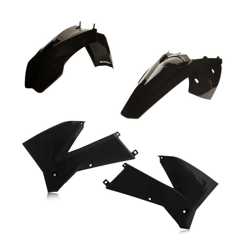 Acerbis 05-07 KTM EXC/06-07 XC-W200-525 Plastic Kit - Black 2071130001 2071130001 Photo - Primary