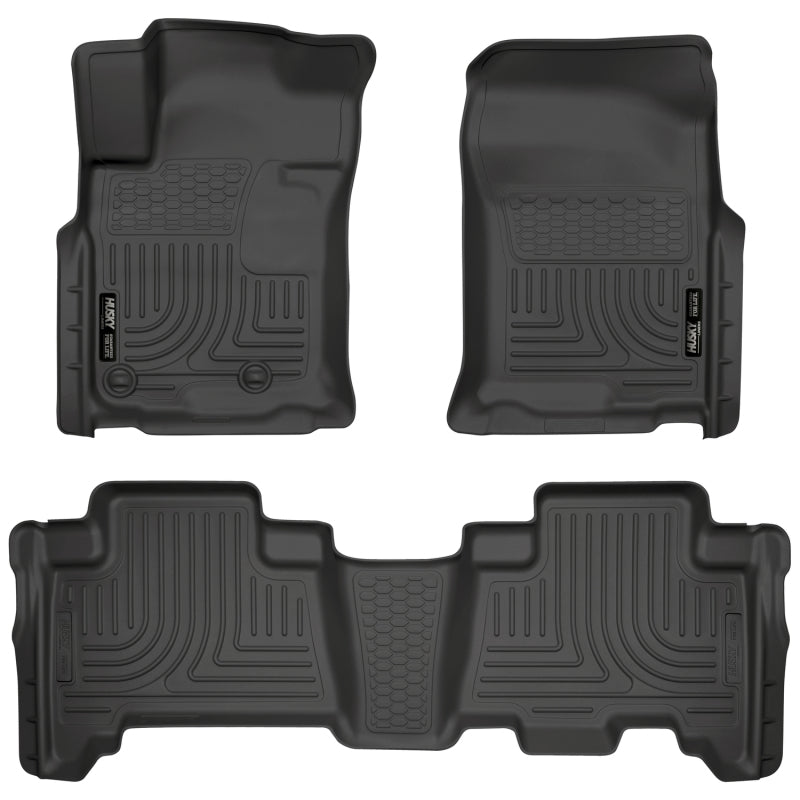 Husky Liners 10-12 Toyota 4Runner/Lexus GX460 WeatherBeater Combo Black Floor Liner 98571 Photo - Primary