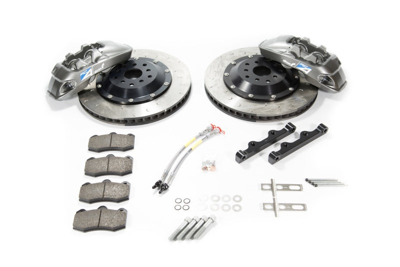 Alcon 2009+ Nissan GT-R R35 380x33mm Rotor Grey 4 Piston Caliper RC4 Rear Axle Kit BKR6959B04 BKR6959B04 Photo - Primary