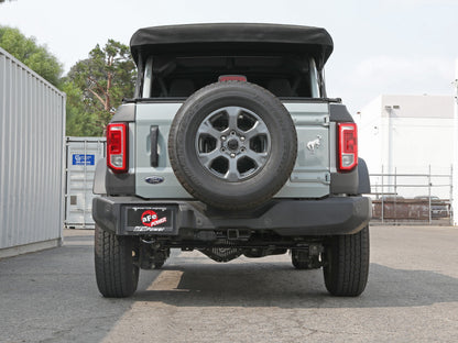 aFe Apollo GT Series 3in 409SS Cat-Back Ford Bronco 2021 L4 2.3L/V6 2.7L - Polished 49-43135 49-43135 Photo - Mounted