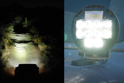 ARB Nacho 5.75in Offroad TM5 Combo White LED Light Set TM512 TM512 Photo - lifestyle view