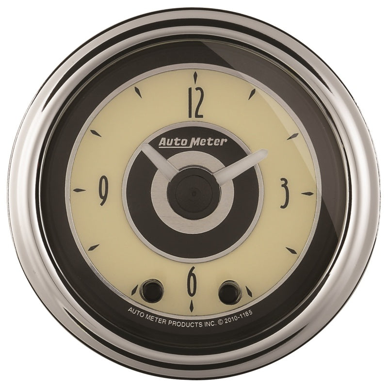AutoMeter Gauge Clock 2-1/16in. 12HR Analog Cruiser Ad 1184 1184 Photo - Primary
