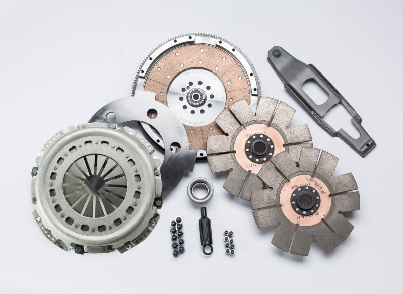 South Bend Clutch 99-03 Ford 7.3L Powerstroke ZF-6 SFI Comp Dual Disc Clutch Kit (3850lb Load) FDDC3850-6 FDDC3850-6 Photo - Primary