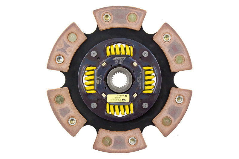 ACT 6-Puck Sprung Hub Race Disc Honda Civic DX L4 06-07 6214404 Photo - Primary