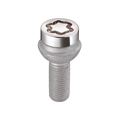 McGard Wheel Lock Bolt Set - 4pk. (Radius Seat) M14X1.5 / 17mm Hex / 26.7mm Shank Length - Chrome 28018 28018 Photo - Primary