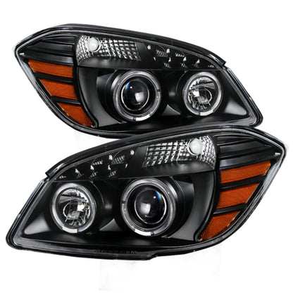 SPYDER Xtune Chevy Cobalt 05-10 Halo Projector Headlights Black PRO-JH-CCOB05-LED-BK 9027765 9027765 Photo - Primary