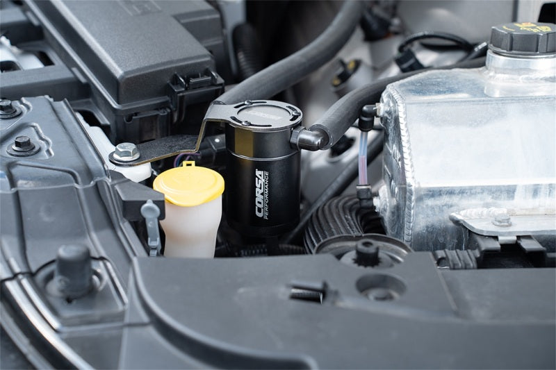 CORSA Performance 15-17 Mustang 5.0L Catch Can CC0014 CC0014 Photo - Mounted