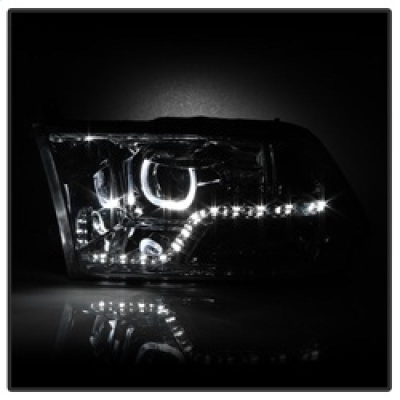 SPYDER xTune Dodge Ram 2009-2014 Halo LED Projector Headlights - Chrome PRO-JH-DR09-CFB-C 9036743 9036743 Photo - Unmounted