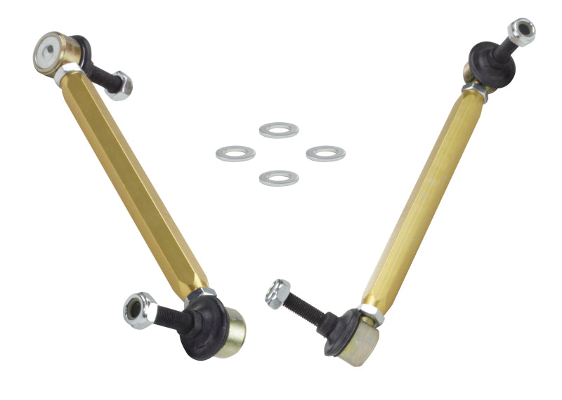 Whiteline Sway Bar Link Kit Heavy Duty Adj Steel Ball Mini Cooper 2001-2010 KLC106 Photo - Close Up