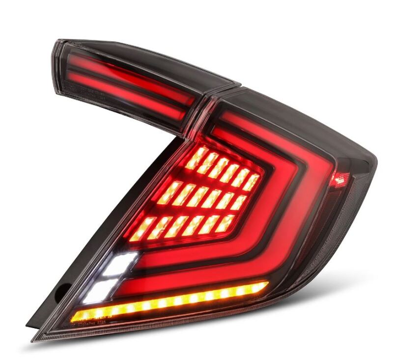 AlphaRex 16-21 Honda Civic Hatchback/ Type-R FK8 Nova-Series LED Tail Lights (Pair) - Alpha Black 676000 676000 User 3