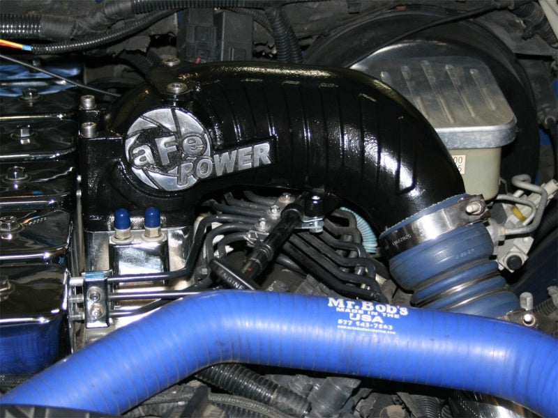 aFe BladeRunner Intake Manifold Dodge Diesel Trucks 94-98 L6-5.9L (td) 04MN8 46-10051 Photo - Mounted