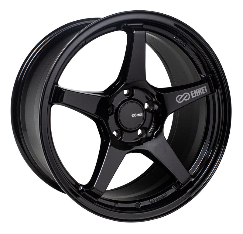 Enkei TS-5 Wheel Gloss Black 17x8 +45 5x100 521-780-8045BK Photo - Primary