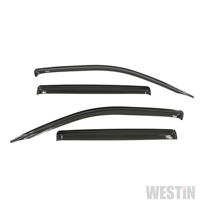 Westin 2017 Honda Ridgeline Wade Slim Wind Deflector 4pc - Smoke 72-44480 72-44480 Photo - Primary