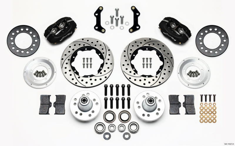 Wilwood FDL Front Kit, 11.00", Drilled, 70-72 CDP B & E Body-Disc 140-11021-D Photo - Primary