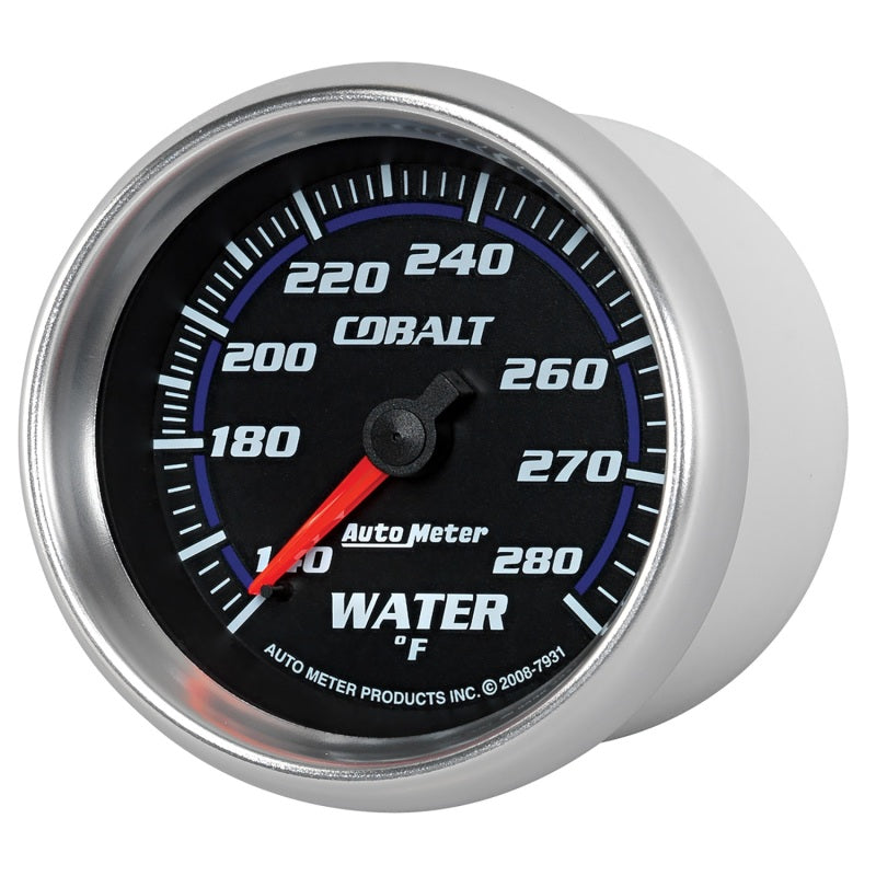 Autometer Cobalt 66.7mm 140-280 degree F. Water Temprature  Gauge 7931 7931 User 2