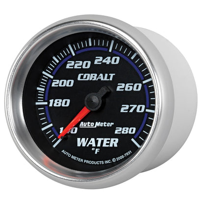 Autometer Cobalt 66.7mm 140-280 degree F. Water Temprature  Gauge 7931 7931 User 2