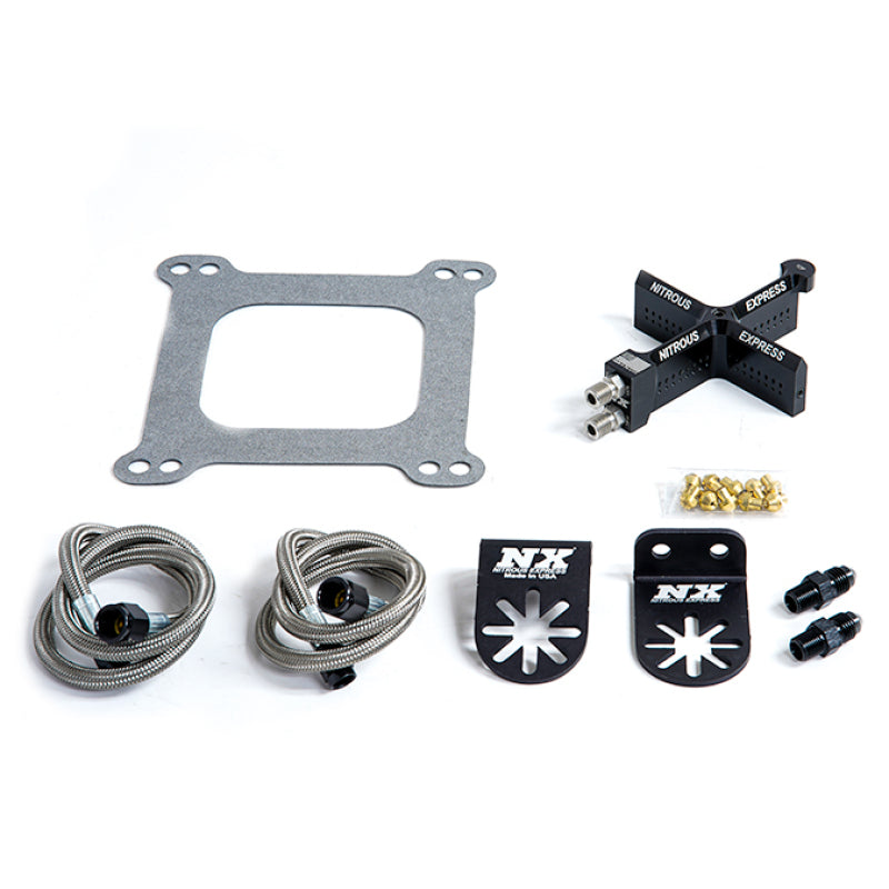 Nitrous Express Covert Crossbar Pro Power Plate Conversion (4150 Flange) 100-500HP NX609C NX609C Photo - Primary