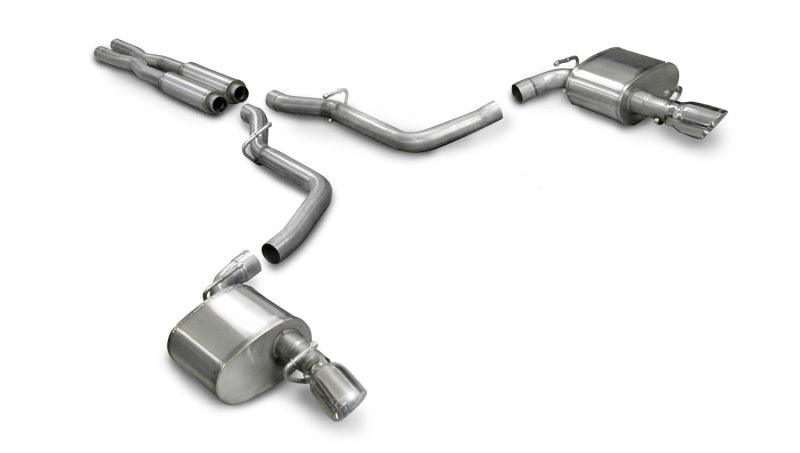 Corsa Performance 05-10 Dodge Charger No Towing Hitch SRT-8 6.1L V8 Polished Xtreme 14440 Photo - Primary