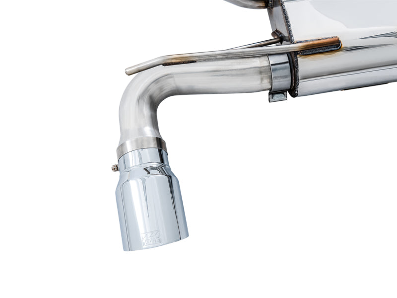 AWE Tuning Ford Focus RS SwitchPath Cat-back Exhaust - Chrome Silver Tips 3025-32024 3025-32024 Photo - Close Up