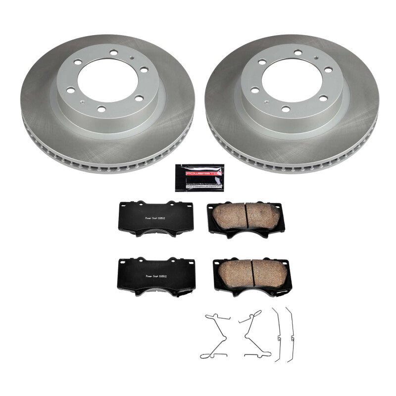 PowerStop Power Stop 05-22 Toyota Tacoma Front Semi-Coated Rotor Kit SC137 SC137 Photo - Primary