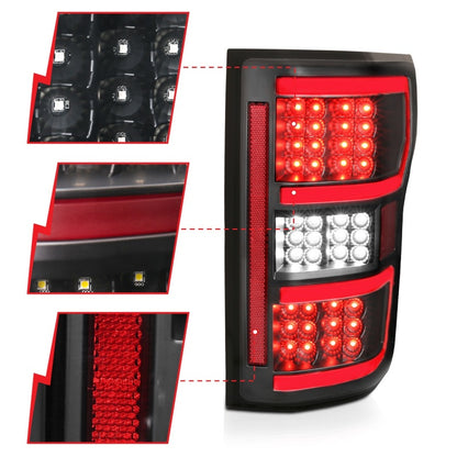 Anzo Led Taillights Black 321338 Photo - Unmounted