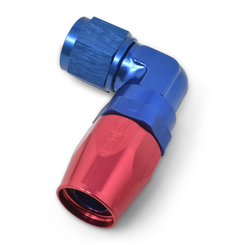 Russell Full Flow Forged Swivel Hose End #6 90 Degree Anodize 613640 Photo - out of package