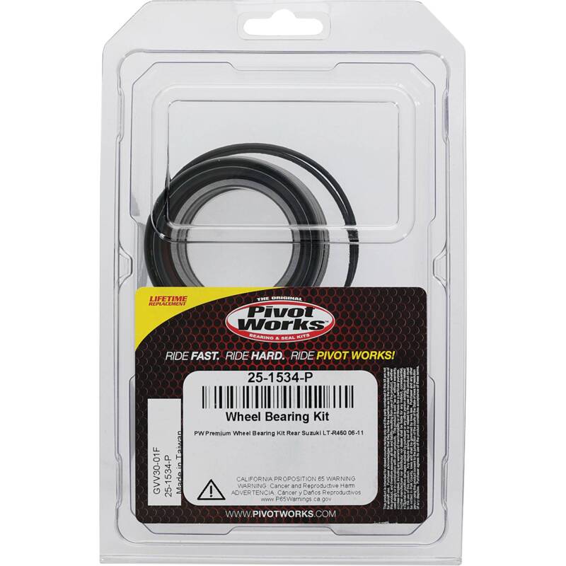 Pivot Works Suzuki Wheel Bearing Kit Premium Bearings 25-1534-P 25-1534-P Photo - Primary