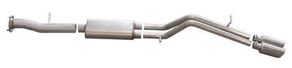 Gibson 08-09 Hummer H2 Base 6.2L 2.25in Cat-Back Dual Sport Exhaust - Stainless 612001 612001 Photo - Primary