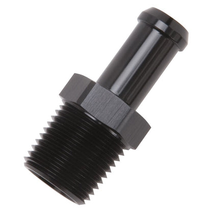 Edelbrock Hose End, Straight, 1/2" NPT TO 1/2" Barb, Black Anodize 8119 Photo - Unmounted