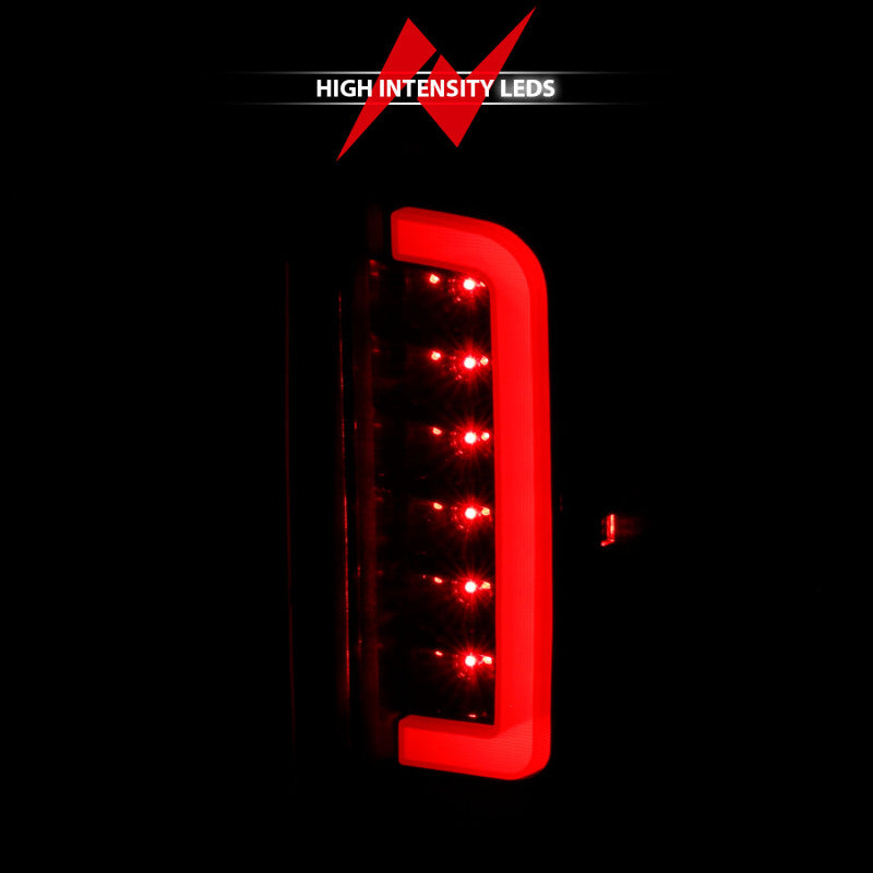 ANZO 1987-1996 Ford F-150 LED Taillights Black Housing Clear Lens (Pair) 311350 311350 User 5