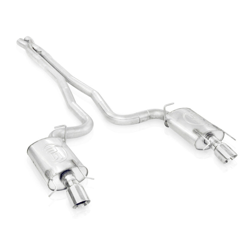 Stainless Works 2009-15 Cadillac CTS-V Wagon 3in Catback System X-Pipe Chambered Mufflers 4in Tips CTSV9WGCBHDR CTSV9WGCBHDR Photo - Primary