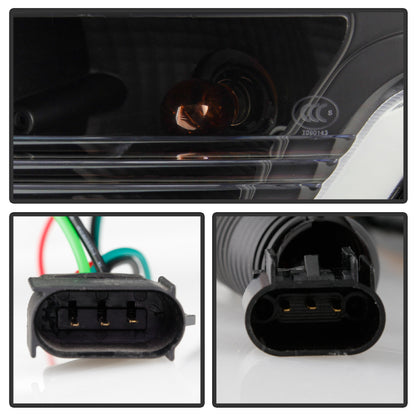 Spyder Ford F150 09-14 Halogen Light Bar Projector Headlights Black PRO-YD-FF15009PL-BK 5087577 5087577 User 3