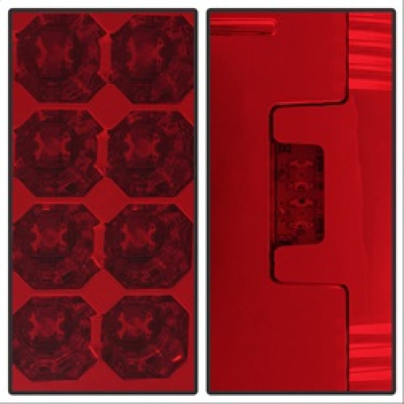 Spyder Ford F150 side 97-03/F250/350 Duty 99-07 LED Tail Lights Red Clear ALT-YD-FF15097-LED-RC 5003485 5003485 Photo - Unmounted