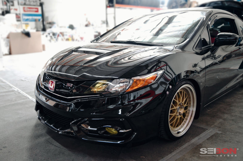 Seibon 14-15 Honda Civic 2dr VSII-Style Carbon Fiber Hood HD14HDCV2D-VSII HD14HDCV2D-VSII Photo - Primary
