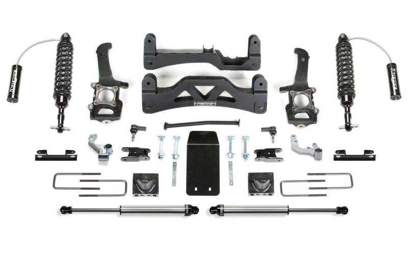Fabtech 2014 Ford F150 4WD 6in Perf. System w/DL 2.5 Resi Coilovers & Rear DL Shocks K2202DL K2202DL Photo - Primary