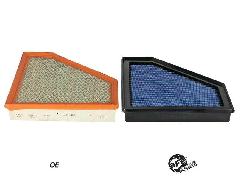 aFe MagnumFLOW  Pro 5R OE Replacement Filter 16-19 Cadillac CTS-V V8-6.2L (SC) 30-10283 30-10283 Photo - Unmounted