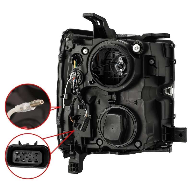 AlphaRex 15-19 Chevy 2500HD PRO-Series Proj Headlights Plank Style Blk w/Activ Light/Seq Signal/DRL 880224 880224 User 1