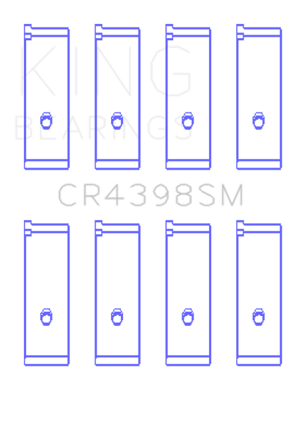 King Engine Bearings King Honda L13A4/L15A Connecting Rod Bearing Set CR4398SM CR4398SM Photo - Primary