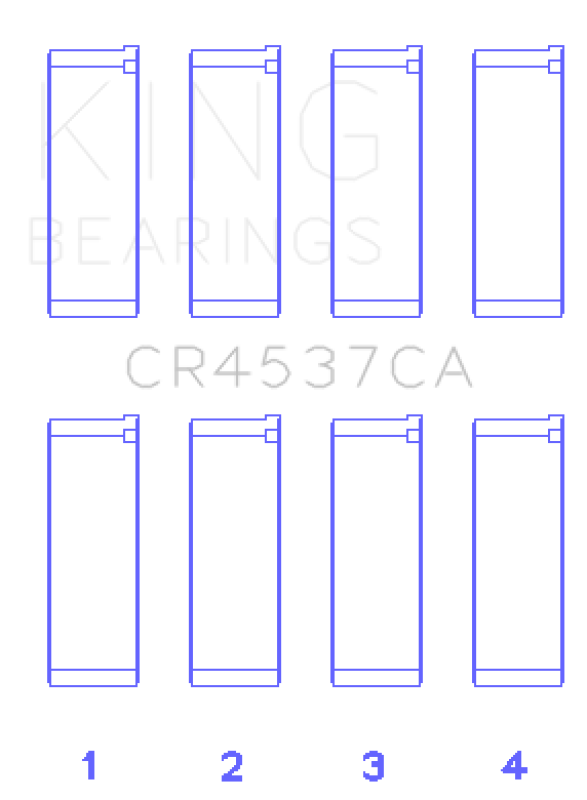 King Engine Bearings King Mini Cooper S/Cooper S Conv/Works W10B16A (Size STD) Rod Bearing Set CR4537CA CR4537CA Photo - Primary