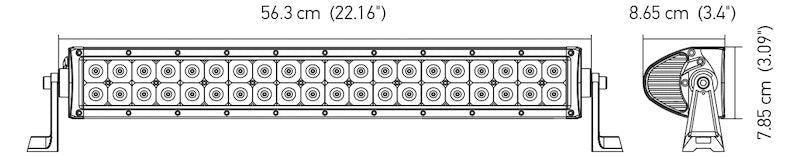 Hella Auxiliary Lights Led HVF 357208101 Technical Drawing