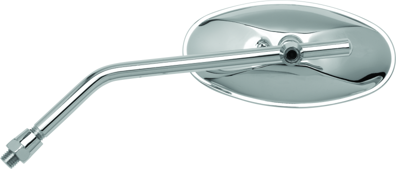 BikeMaster Adjustable Oval Mirror 10mm - Each -Chrome 600804 600804 Photo - Primary