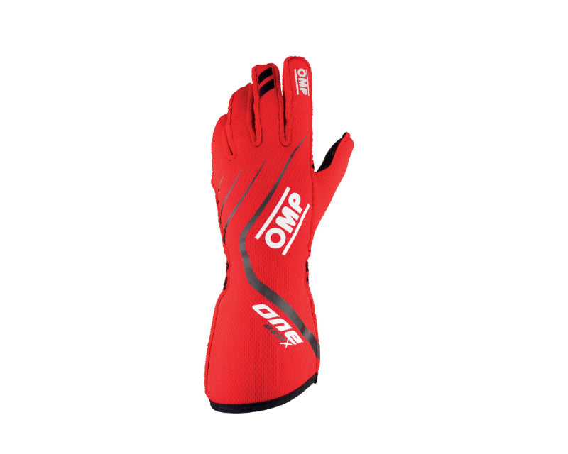 OMP One Evo X Gloves Red - Size M (Fia 8856-2018) IB0-0771-A01-061-M IB0-0771-A01-061-M Photo - Primary