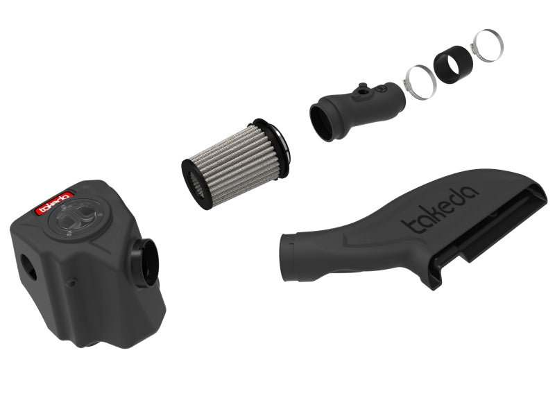 aFe Takeda Momentum Pro Dry S Cold Air Intake System 18-19 Subaru WRX STI H4-2.5L 56-70014D 56-70014D Photo - Unmounted