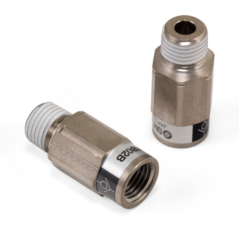 AIRLIFT Check Valve - 1/4" FNPT x 1/4" MNPT - SMC # AKB02B-N02S 22662 Photo - Primary