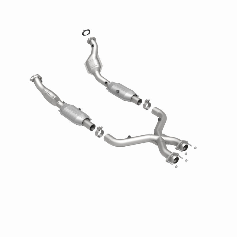 MagnaFlow Ford Mustang HM Grade Federal / EPA Compliant Direct-Fit Catalytic Converter 93671 360 Degree Image Set
