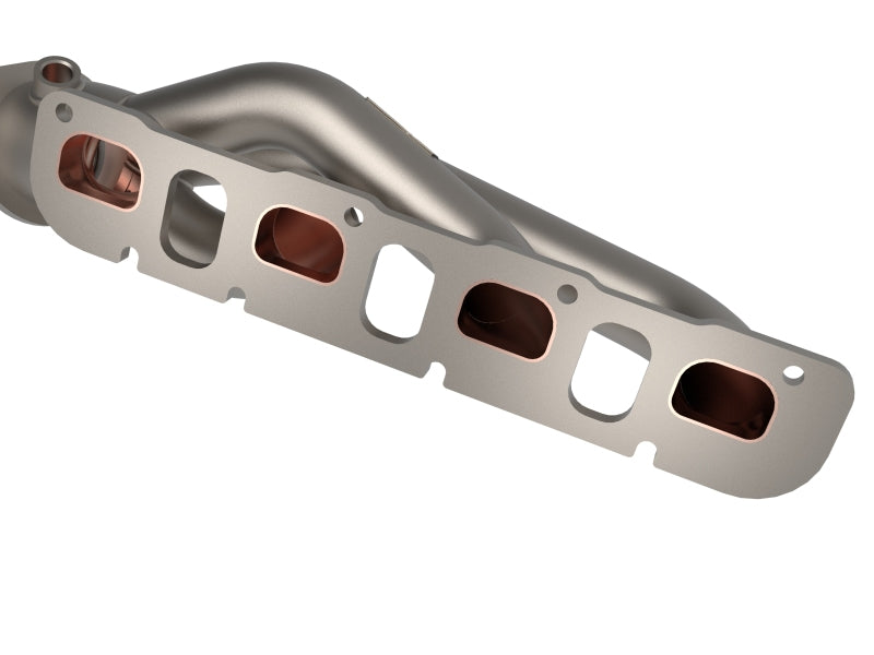 aFe Twisted Steel 2021+ Jeep Wrangler 392 JL 6.4L V8 Headers - Titanium Cerakote 48-38031-T 48-38031-T Photo - Close Up