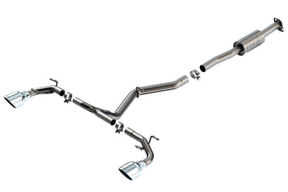 Borla 22-23 Subaru BRZ/Toyota GR86 2.4L RWD AT/MT ATAK Catback Exhaust - Polished Tips 140910 140910 Photo - Primary