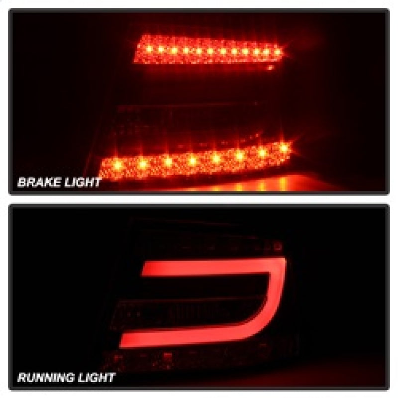 Spyder Audi A6 05-08 4Dr Sedan Only Version 2 Light Bar LED Tail Lights Blk ALT-YD-AA605V2-LBLED-BK 5080769 5080769 Photo - Unmounted
